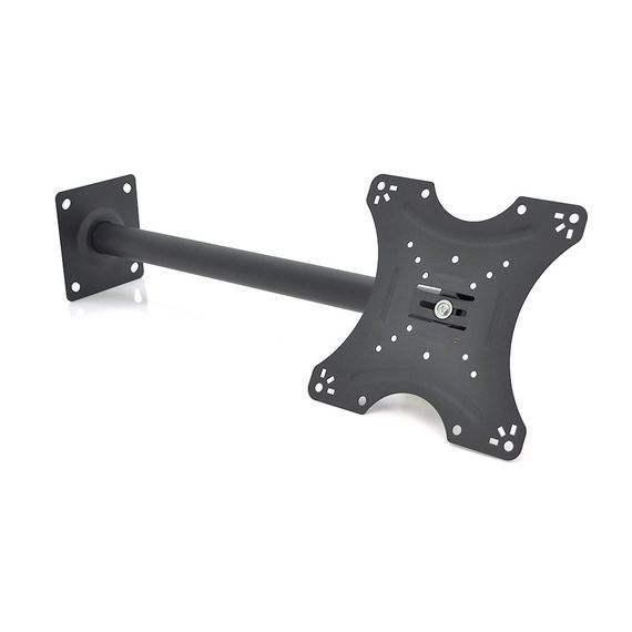 Кронштейн на потолок для TV PiPo PP-DS076-3, 14"-40", до 35кг, поворотный 360°, угол наклона ±15°, Black, Box