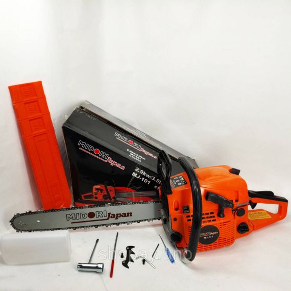 Бензопила для саду 3800Вт Midori Japan MJ-101 напівпрофесійна CJ-90 | Зображення 7