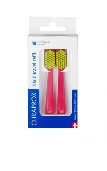Набір змінних насадок Curaprox TS/brush heads до дорожнього набору CS 5460 travel refill (6 варіацій кольорів ручки та щетини) | Зображення 2