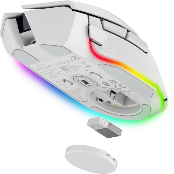 Мишка Razer Basilisk V3 Pro 35K Wireless/Bluetooth White (RZ01-05240200-R3G1) | Зображення 4