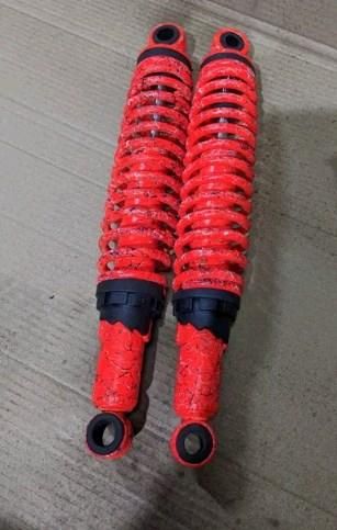Амортизатори (пара) Delta 345 mm, регульовані (оранжеві) EVO