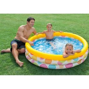 Intex Басейн 58449 NP "Геометрія" (6) розміром 168х38см, об'ємом 581л, вагою 2,1 кг, від 2-х років
