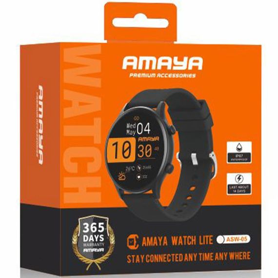 Смарт-годинник Amaya ASW-05 Smart sports watch (call version) Black | Зображення 1
