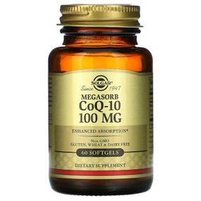 Коензим Solgar Megasorb CoQ-10 100 mg 60 Softgels SOL-00952