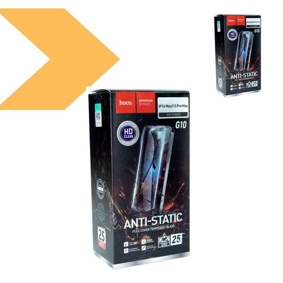 Захисне скло HOCO G10 HD Anti-Static для iPhone 13 Pro Max / 14 Plus (39474-01_431) | Зображення 1