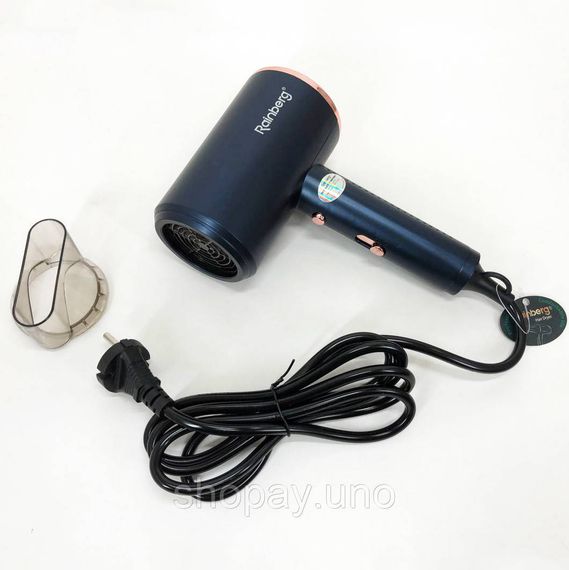 Мощный универсальный фен Rainberg RB-2212 8800Вт, Профессиональный фен для объема JA-31 | Зображення 3