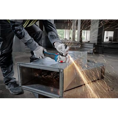 Шлифовальная машина Bosch GWS 18V-8 125мм, 18В, 2x5Ah, 0-11000об/мин, 1.7кг, кейс (0.601.9N9.003) | Зображення 3