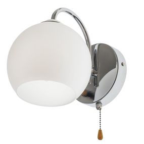 Бра настенное накладное шар LK-645W/1 E27 CH