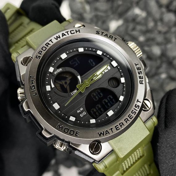 Чоловічий годинник Skmei 2031AG Army Green | Зображення 1