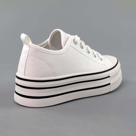 Кеди жіночі 591718 Білі 36 37 38 39 40 | Зображення 5