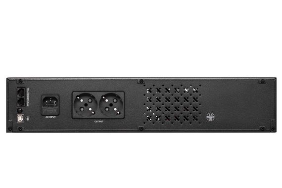 Джерело безперебійного живлення 2E  RE650, 650VA/360W, RM 2U, LCD, USB, 2xSchuko (2E-RE650) | Зображення 2