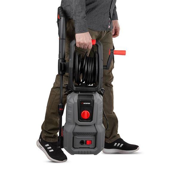 Мийка високого тиску, 1,8 кВт, 100-140 бар, 7 л/хв, шланг 5 м INTERTOOL DT-1516 | Зображення 7