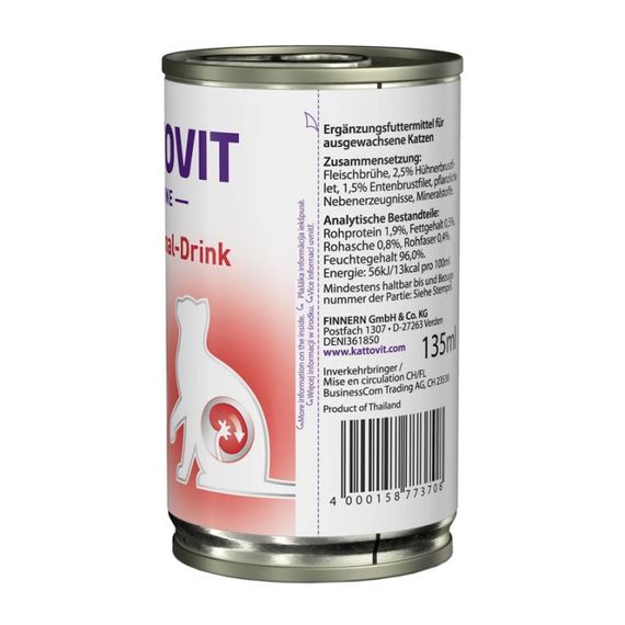 Суп для котів із захворюваннями нирок Kattovit Veterinary Niere Renal Drink, 135 гр | Зображення 4