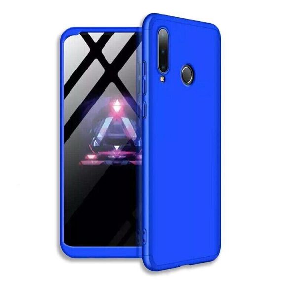 Чохол GKK 360 градусів для Huawei P40 lite E колір Синій