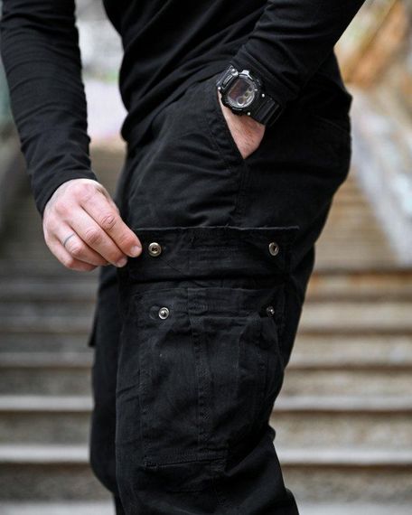 Міські штани карго Black РП7432 | Зображення 4