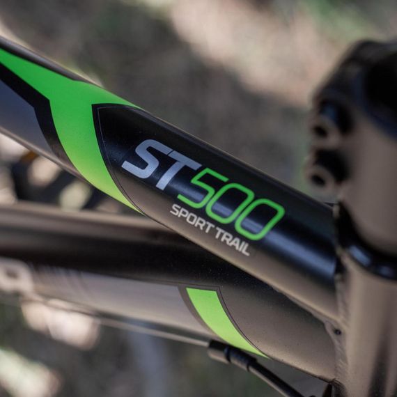 Велосипед гірський Rockrider ST 500 для дітей від 9 до 12 років 24" чорний | Зображення 8