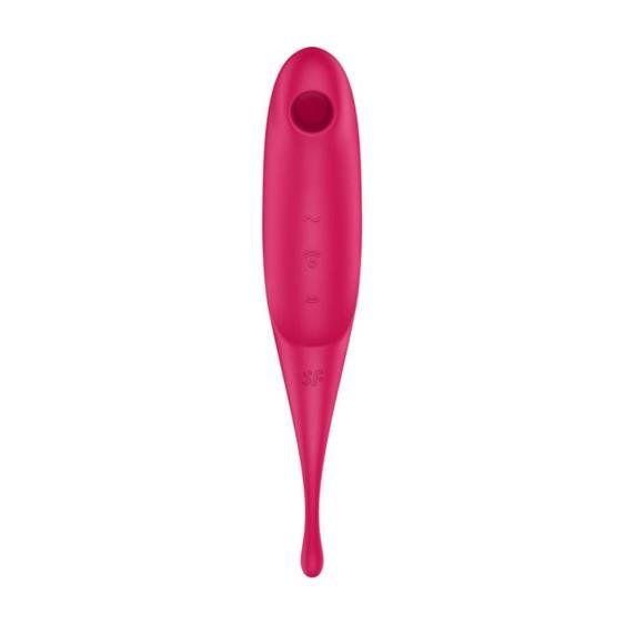 Вакуумний кліторальний стимулятор - Satisfyer Twirling Pro Red | Зображення 2