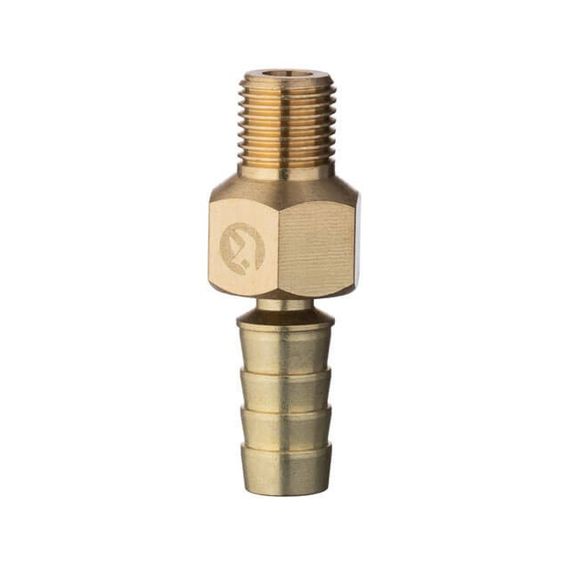 Шарнір поворотний, зовнішня різьба 1/4", на шланг 12 мм, латунь INTERTOOL PT-2207 | Зображення 2