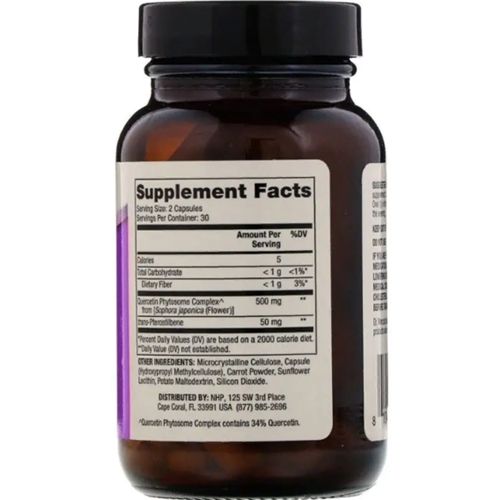 Кверцетін Dr. Mercola Quercetin and Pterostilbene 60 Caps | Зображення 1