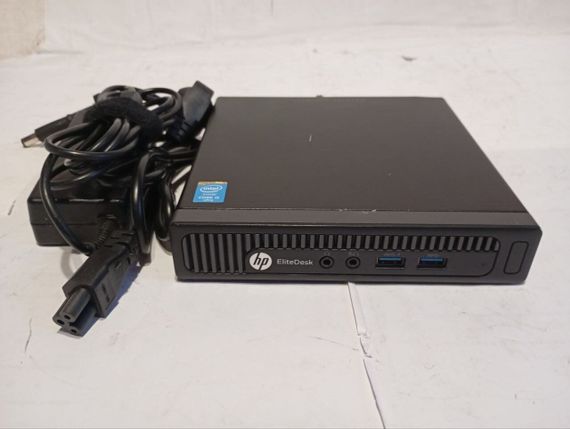 Неттоп Б-клас HP EliteDesk 800 G1 Mini USFF / Intel Core i5-4570S (4 ядра по 2.9 - 3.6 GHz) / 4 GB DDR3 / 120 GB SSD / Intel HD Graphics 4600 б/в | Зображення 4