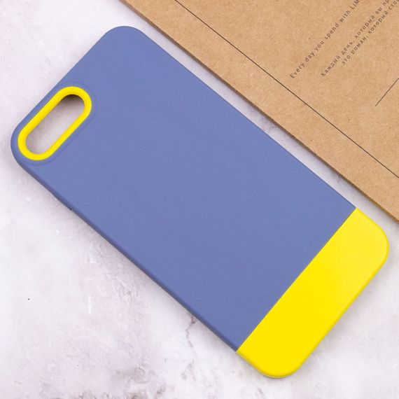 Чохол TPU+PC Bichromatic для Apple iPhone 7 plus / 8 plus (5.5") Blue / Yellow | Зображення 3