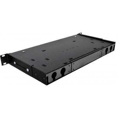 Патч-панель CMS 1U, 24 порта SC-Simpl./LC-Dupl, пустая (UA-FOP24SCS-B) - Топ Продаж! | Зображення 1