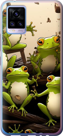 Чехол на Vivo V20 Жабки "5656u-2127-17620"