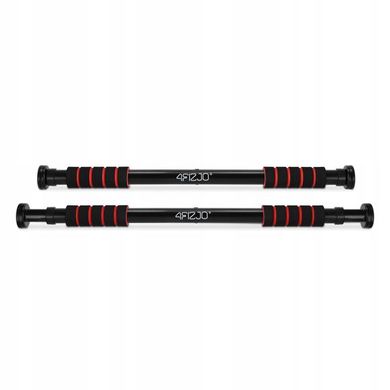 Турнік розсувний 4FIZJO Basic 61.5-100 см Black/Red (P-5905973402712) | Зображення 4