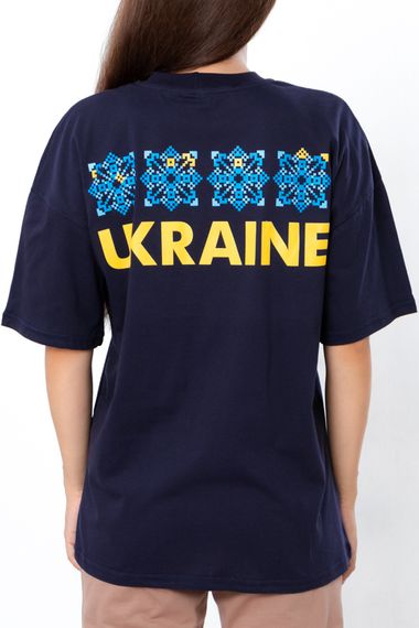 Футболка жіноча "Family look" (оверсайз) Носи своє 52 Синій (p-14982-170999) | Зображення 2