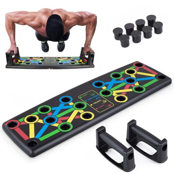 Платформа для віджимань 14в1, Foldable Push Up Board / Тренажер для рук / Універсальні упори для різних груп м'язів