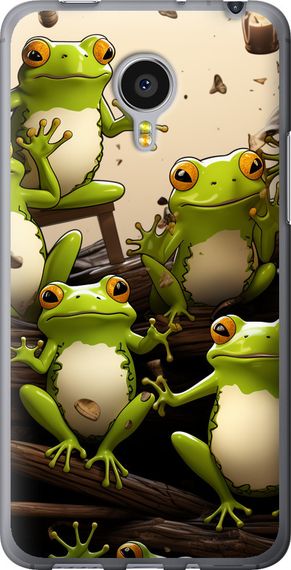 Чехол на Meizu MX4 PRO Жабки "5656u-132-17620"