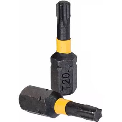 Набор бит DeWALT EXTREME FLEXTORQ, Torx, T20, L= 25 мм, 25 шт, кейс TOUGH CASE (DT70557T) | Зображення 1