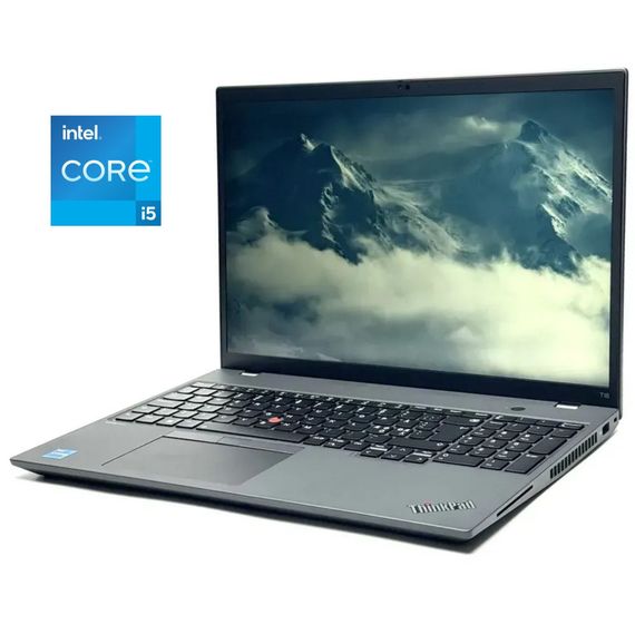 Ультрабук Lenovo ThinkPad T16 Gen 2 / 16" (1920x1200) IPS / Intel Core i5-1335U (10 (12) ядер по 1.3 - 4.6 GHz) / 16 GB DDR5 / 256 GB SSD / Intel Iris Xe Graphics / WebCam / Win 11 б/в