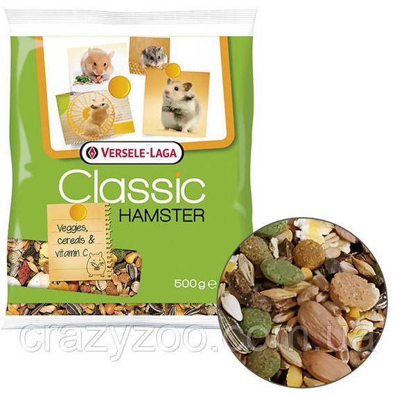 Корм для хомяков Versele-Laga Classic Hamster 500 г 616147