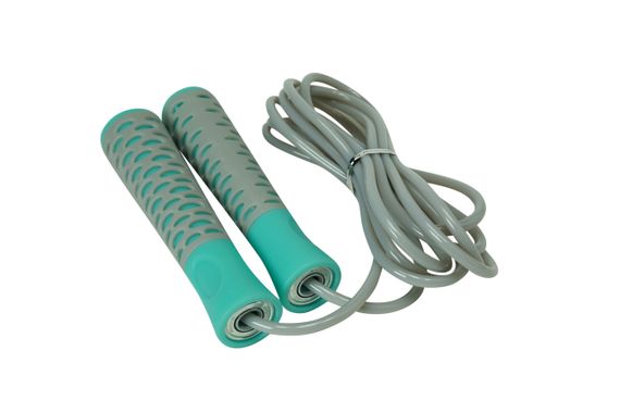Скакалка PowerPlay 4206 Jump Rope PRO+ Сіро-м'ятна (2,75m.) | Зображення 2