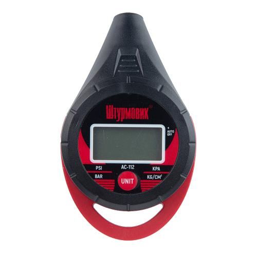 Манометр Штурмовик/AC-112/LCD дисплей/LED/psi-bar-кg/см2-kpa/0~10 (AC-112) | Зображення 6