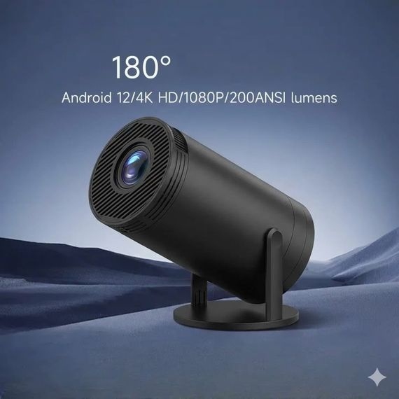 Портативный 4K UHD мини-проектор Magcubic HY300 Черный Android 12 С поддержкой Wi-Fi Bluetooth | Зображення 7