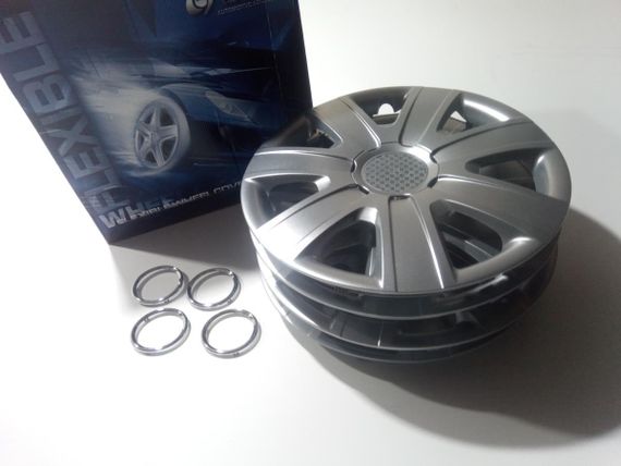 Ковпаки SJS (Туреччина), 15" 325 VW (к-т 4 шт) + емблема на вибір (325/15) | Зображення 1