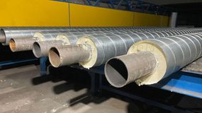 Труба сталева теплоізольована в СПІРО (SPIRO) оболонці 108/200 мм