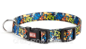 Ошейник для собак Kareline Crazy нейлоновый 1.5х24-34 см 0801/5