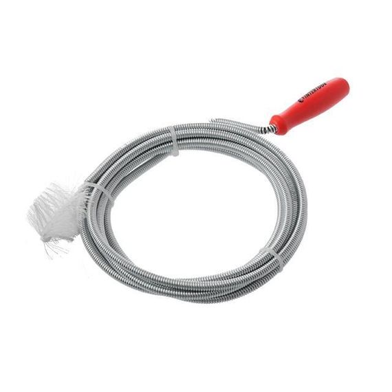 Трос для чистки труб, 6 мм × 3 м, наконечник: рифленый провод INTERTOOL HP-1005 | Зображення 1