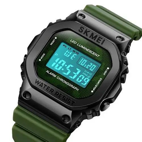 Годинник наручний чоловічий SKMEI 1851AG, годинник наручний електронний тактичний, протиударний годинник | Зображення 2