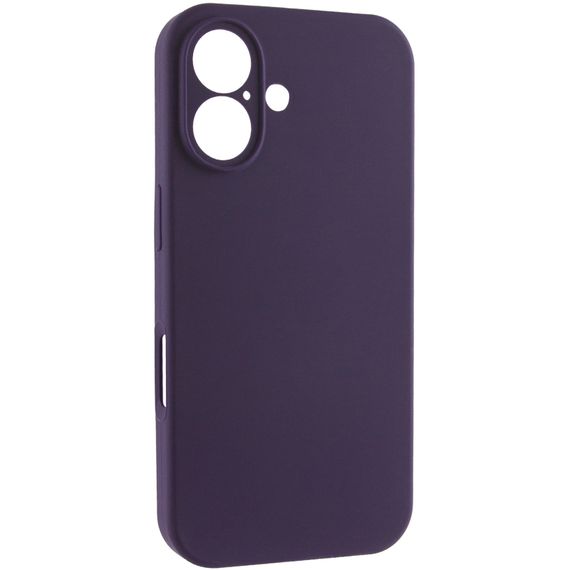 Чохол Silk Full Camera Protective (AA) NO LOGO для Apple iPhone 16 (6.1") Фіолетовий / Elderberry