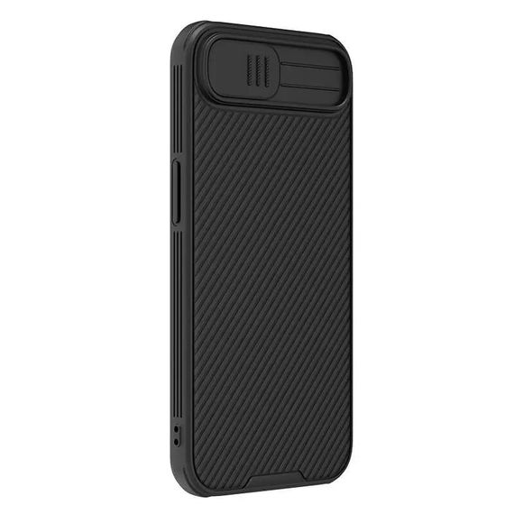 Карбонова накладка Nillkin CamShield Pro для Apple iPhone 16e (6.1") Black | Зображення 2