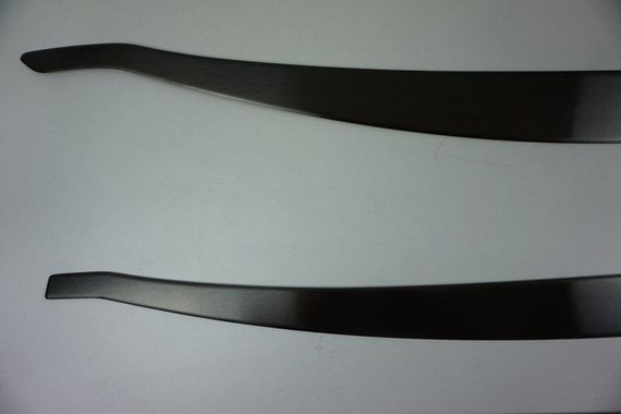 Молдинг дверної Чорний Хром (4 шт, нерж) для Jeep Renegade