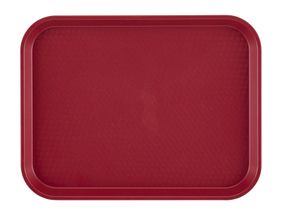 Глибокий прямокутний піднос 30х41 см, Cambro (США), клюквенный