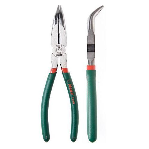 Круглогубці вигнуті 200мм, 220г (1836-8) HANS (1836-8)