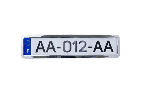 Рамка номерного знака металлическая (хром) 12 Atelie