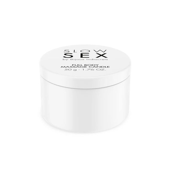 Масажна свічка Bijoux Indiscrets SLOW SEX Massage Candle (50 г) sexstyle | Зображення 1