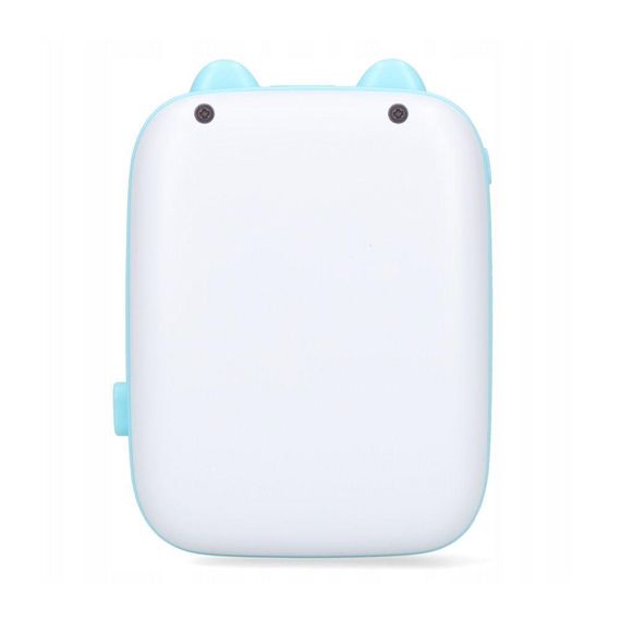 Портативний міні принтер з Bluetooth + 1 рулон паперу, Блакитний / Дитячий термопринтер для друку з телефону / Бездротовий принтер | Зображення 3